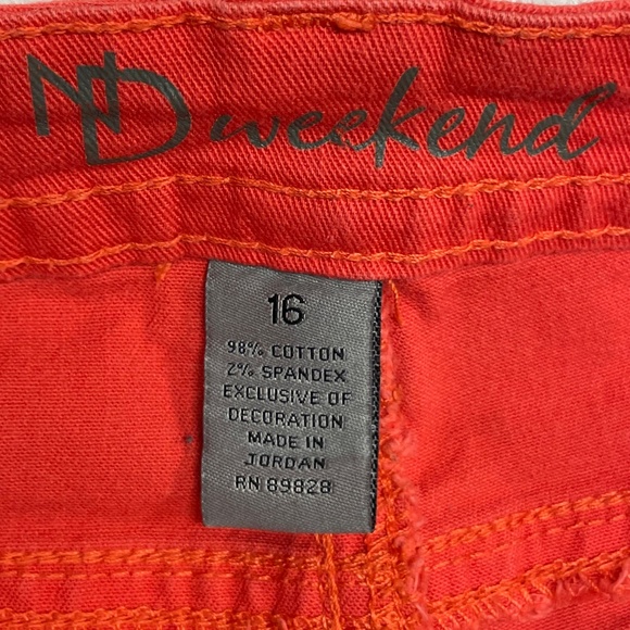 Women’s ND Weekend Orange 16 Jeans - Picture 10 of 14